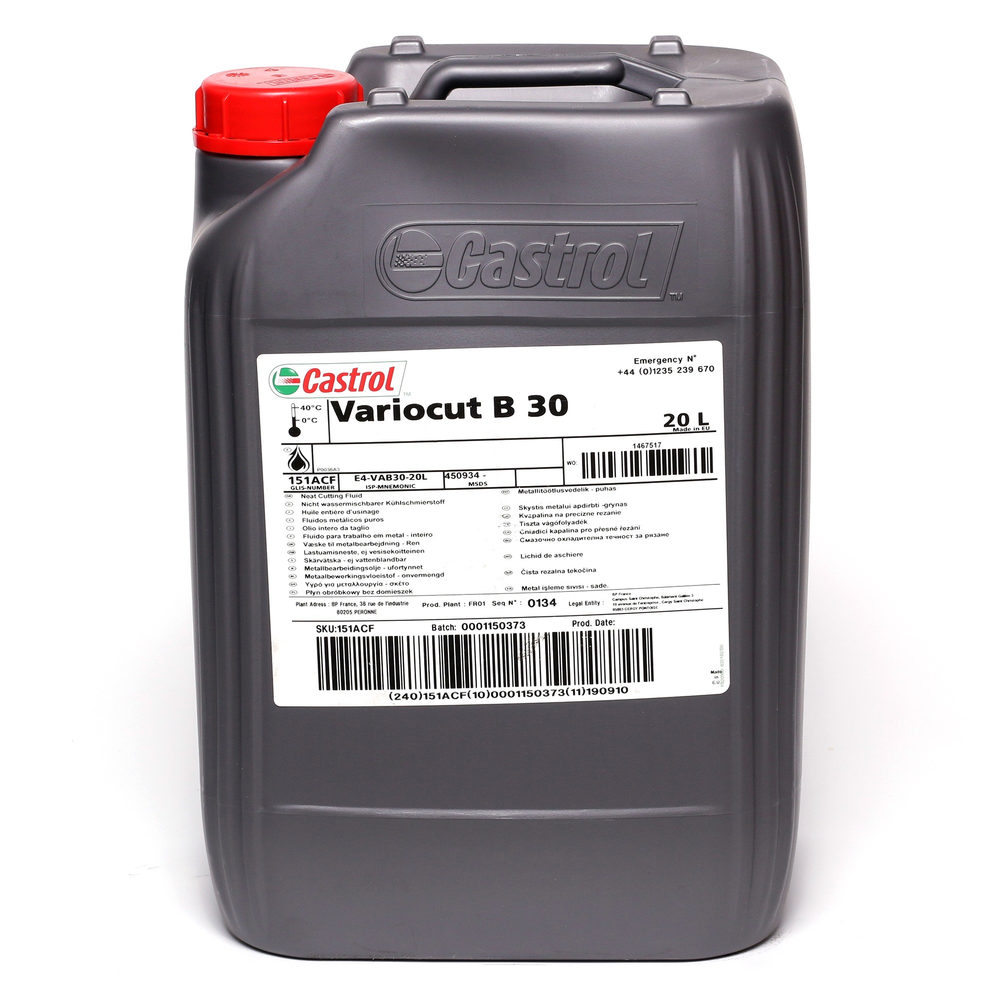 Castrol Variocut B 30 SP 纯油性切削液