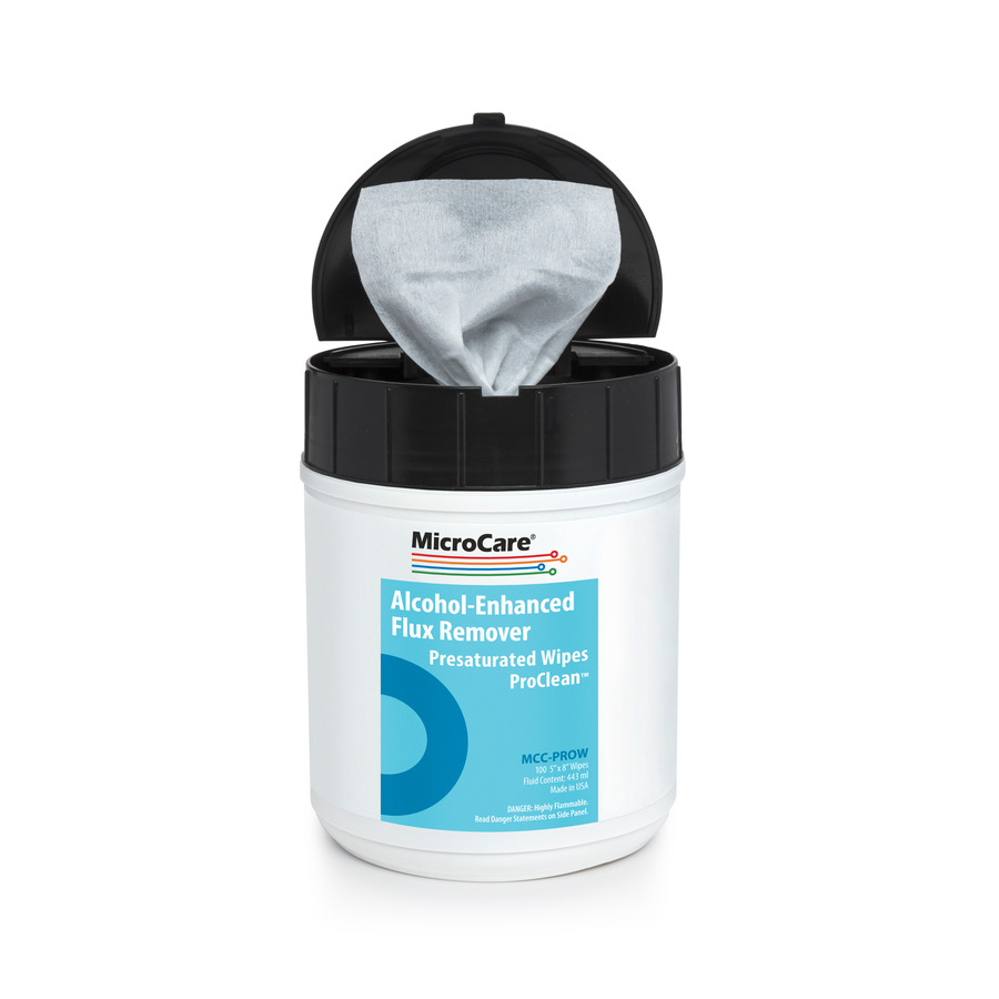 MicroCare MCC-PROW乙醇增强预浸擦拭纸Alcohol-Enhanced Presaturated Wipe - ProClean